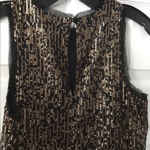 Sequins top arm less